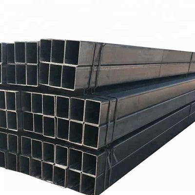 Q195/Q235/Q345/SS400 1x1 Телескопическая стальная полая секция квадратная черная углеродистая труба квадратная труба / труба